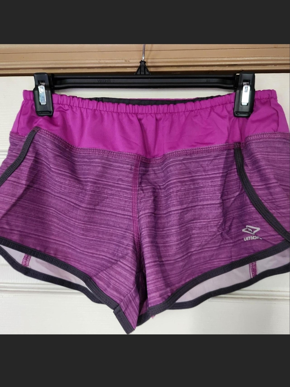 Umbro Women's Two-Tone Purple Athletic Shorts